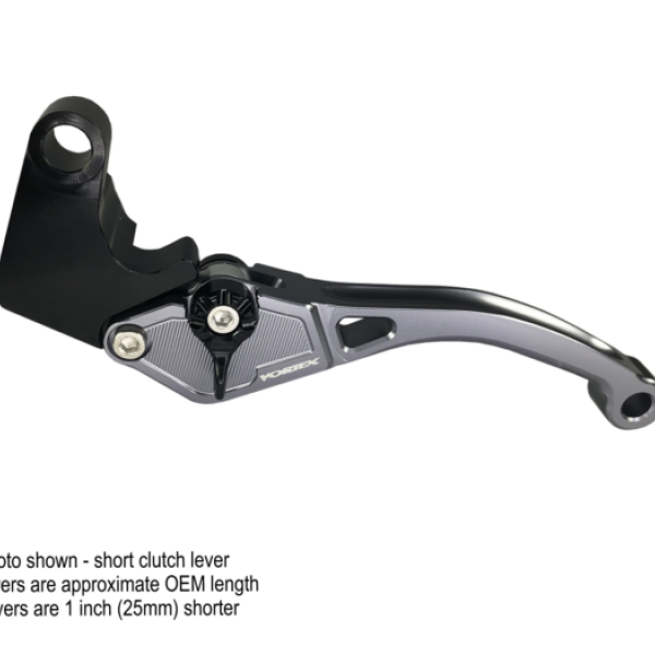 Vortex H-L207 Y688Y Clutch Lever Short — Titanium (LVC485)