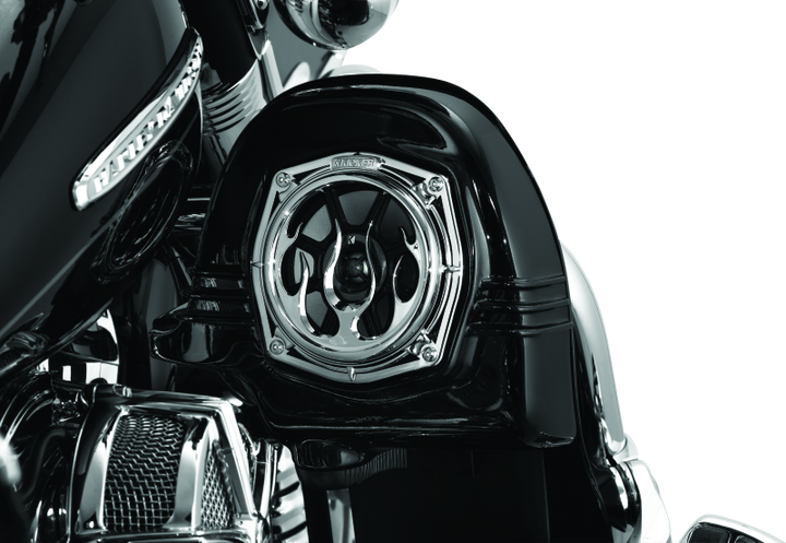 Kuryakyn Flame Speaker Grills Chrome