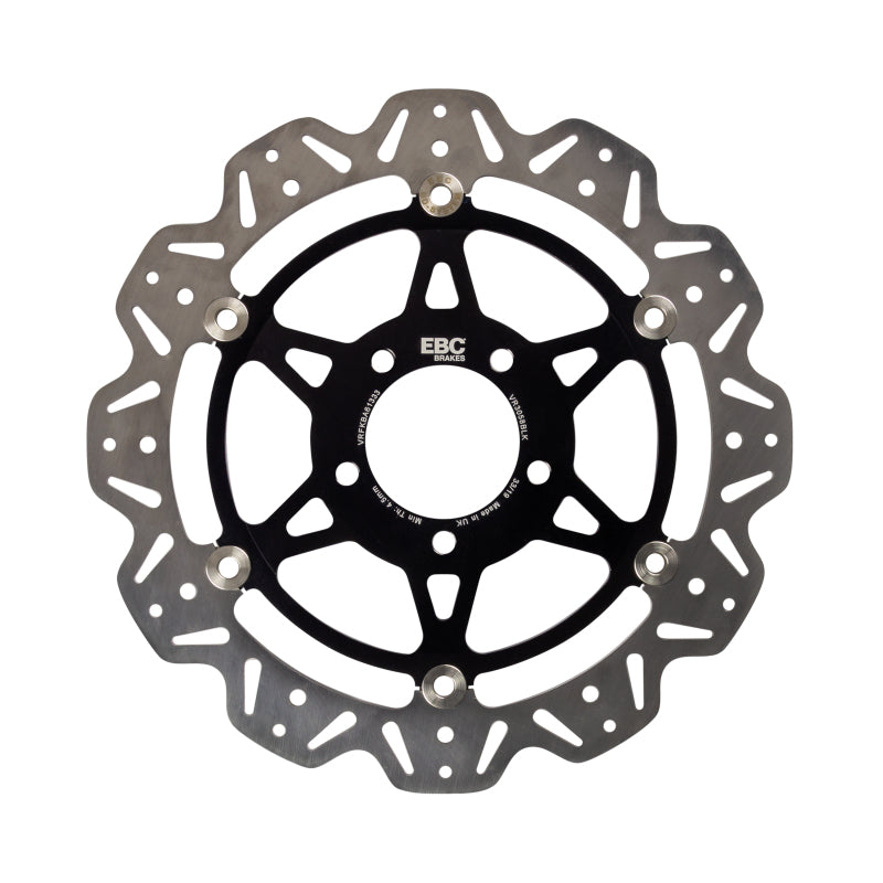 EBC 97-03 Suzuki GSX-R 600 Front Left/Right Vee Floating Black Rotor — VR3058BLK