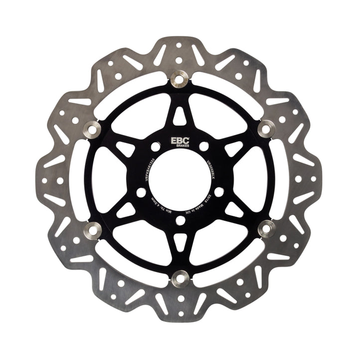 EBC 97-03 Suzuki GSX-R 600 Front Left/Right Vee Floating Black Rotor — VR3058BLK