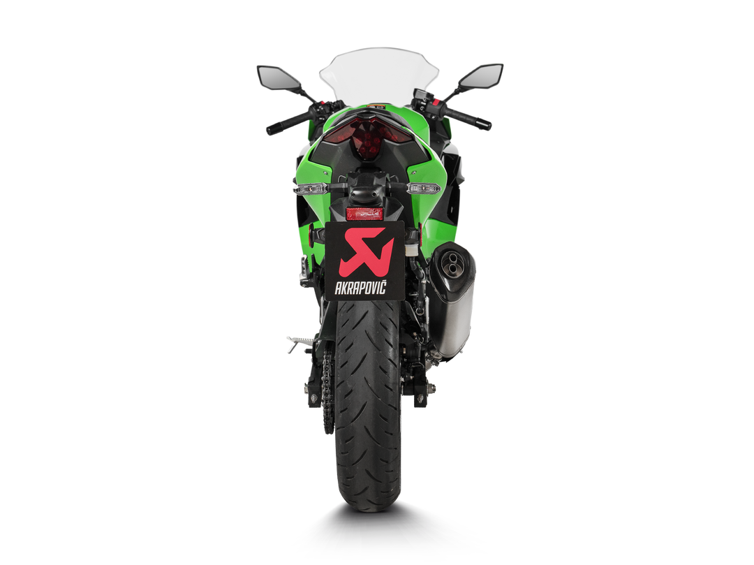 Akrapovic Slip-On Exhaust Kawasaki Ninja 500 / Z500 2024-2026