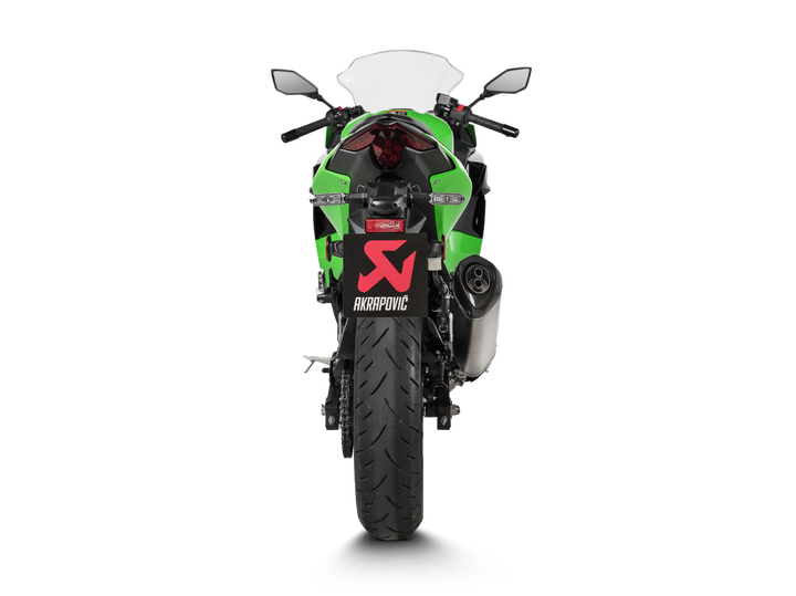 Akrapovic Slip-On Exhaust Kawasaki Ninja 500 / Z500 2024-2026