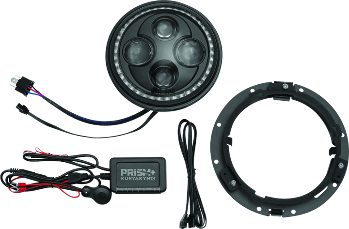 Kuryakyn Orbit Prism 7inch LED Headlight V2