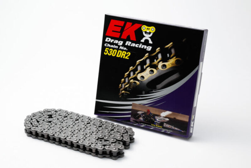 Vortex EK 530 DRZ2 MAX HP 350 Clip Master Semi Press Chain — Chrome (530DRZ2)