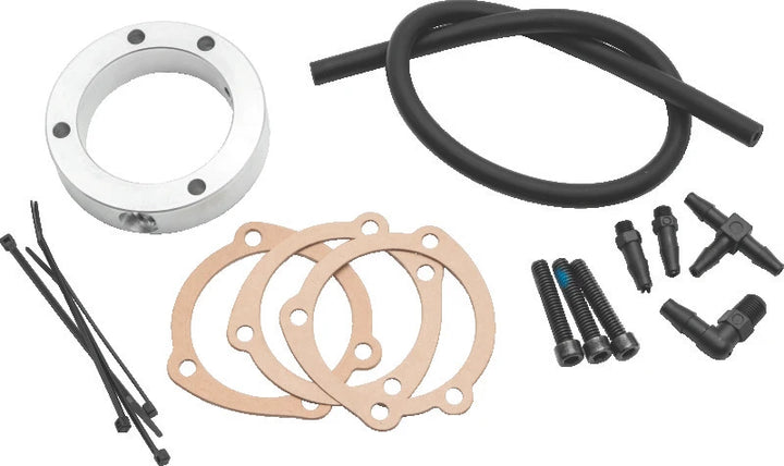 Kuryakyn Crankcase Breather Kit 93-17 Evolution &amp; Twin Cam (ex. Magneti-Marelli)