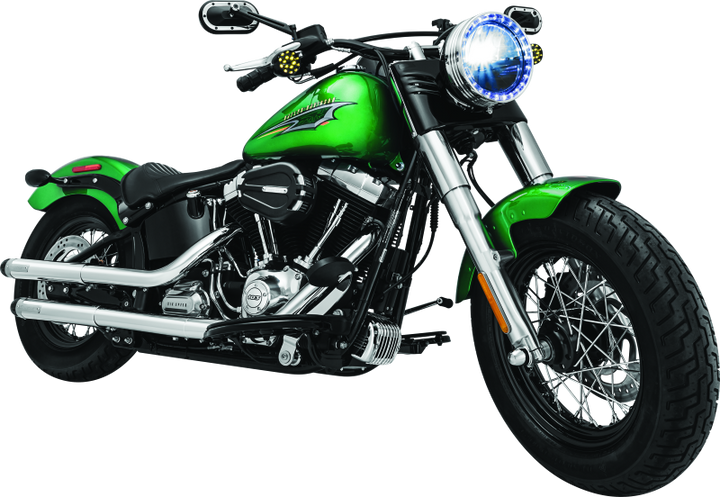 Kuryakyn Heavy Industry Mirrors Satin Black &amp; Chrome