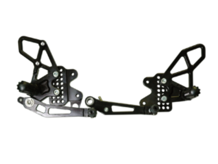 Vortex 09-16 Suzuki GSX-R1000 Rear Set — Black (RS572K)