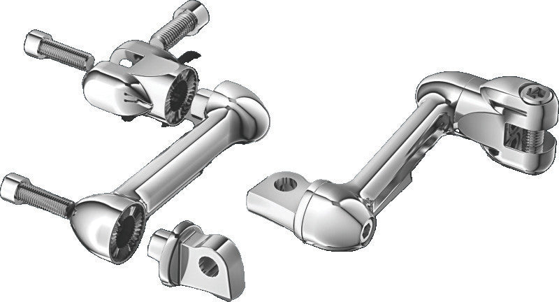 Kuryakyn Adjustable Lockable Offsets With Male Mount