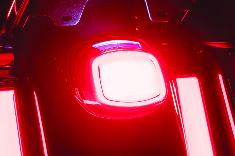 Kuryakyn Tracer LED Tail Light Red Lens With License Light