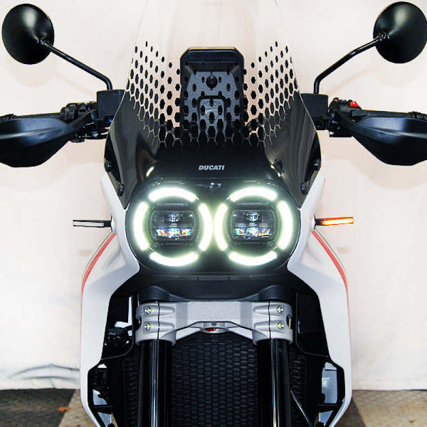 New Rage Cycles 22+ Ducati DesertX Front Turn Signals — DESERTX-FB