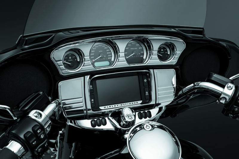 Kuryakyn Deluxe Tri-Line Stereo Trim Kits