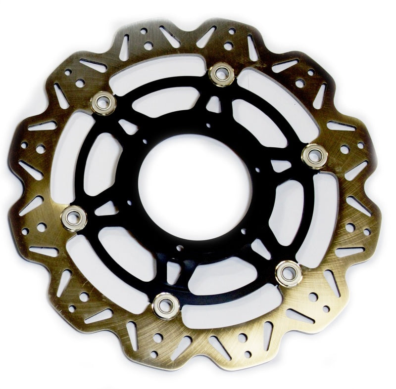 EBC 04-05 Honda CBR 1000 RR Front Left/Right Vee Floating Black Rotor — VR1153BLK