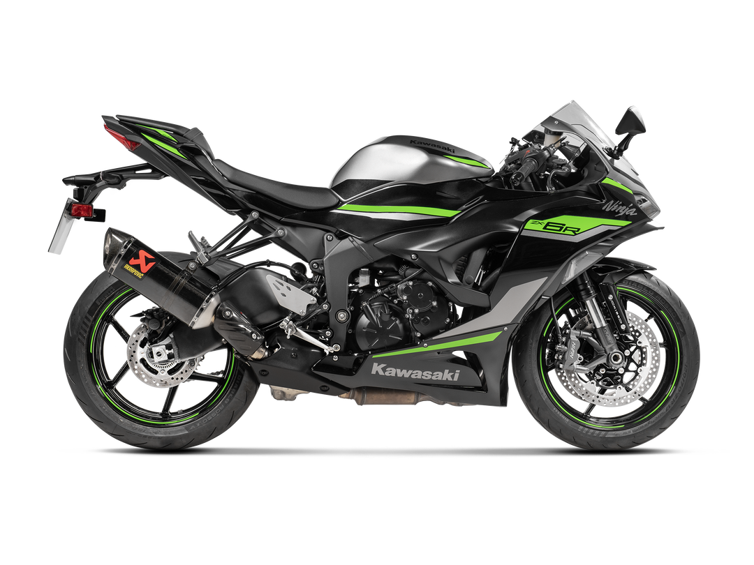 Akrapovic Homologated Slip-On Exhaust Kawasaki ZX6R / ZX636 2009-2026