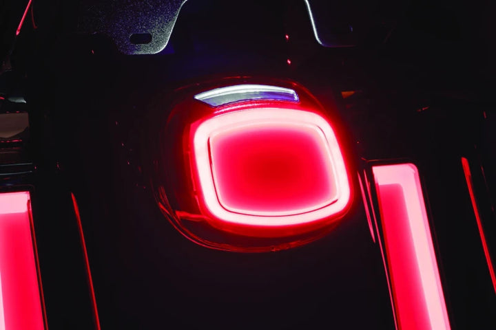 Kuryakyn Tracer LED Tail Light Red Lens With License Light