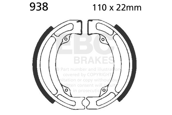 EBC Brake Shoes — 938