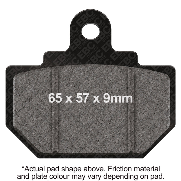 EBC R Long-Life Sintered Brake Pads — FA111R
