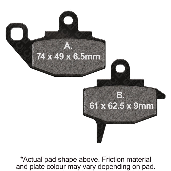 EBC X Carbon Graphite Brake Pads — FA130X