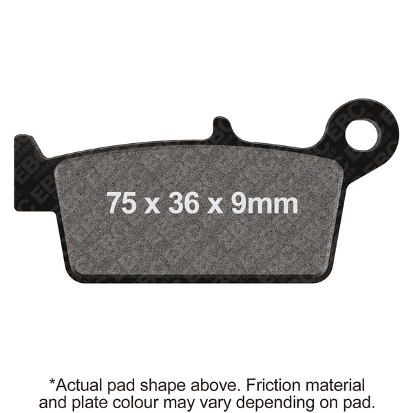 EBC R Long-Life Sintered Brake Pads — FA131R