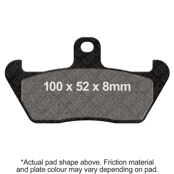 EBC Organic Brake Pads — FA163
