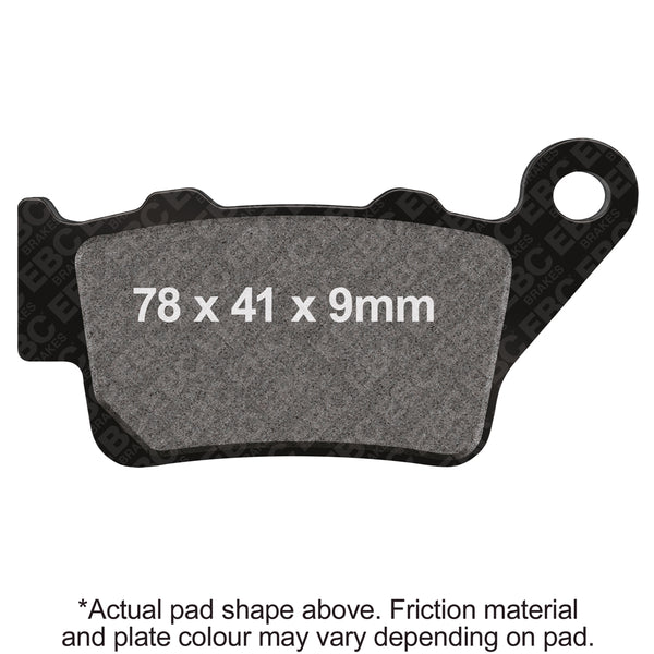 EBC X Carbon Graphite Brake Pads — FA208X
