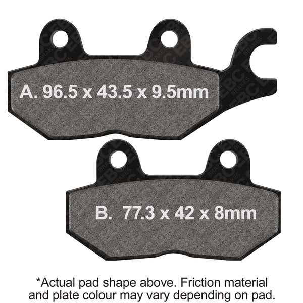 EBC HH Sintered Brake Pads — FA215/2HH