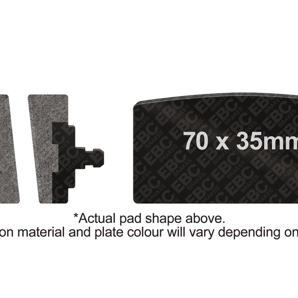 EBC Organic Brake Pads — FA22