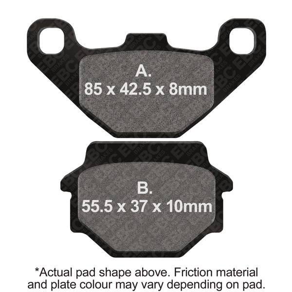 EBC Organic Brake Pads — FA251