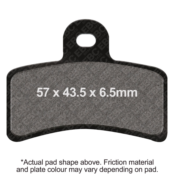 EBC X Carbon Graphite Brake Pads — FA291X