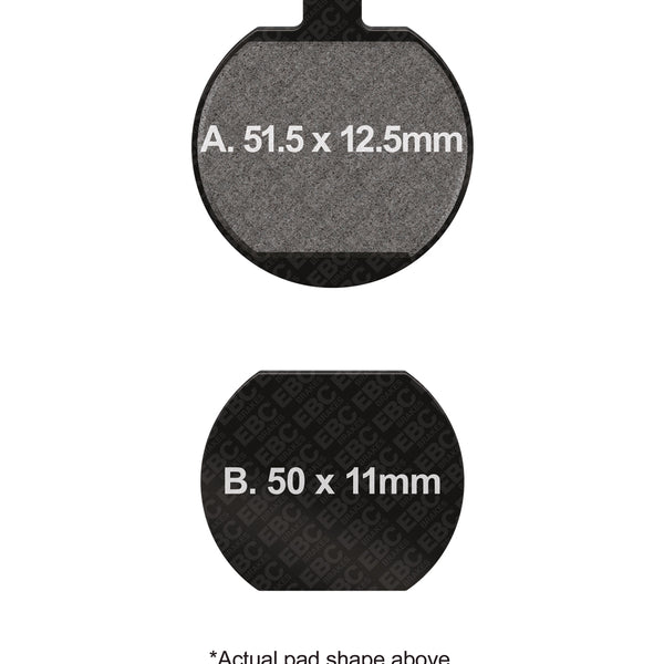 EBC Organic Brake Pads — FA33