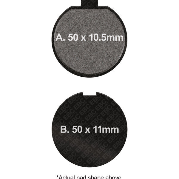 EBC Organic Brake Pads — FA35