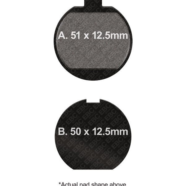 EBC Organic Brake Pads — FA37