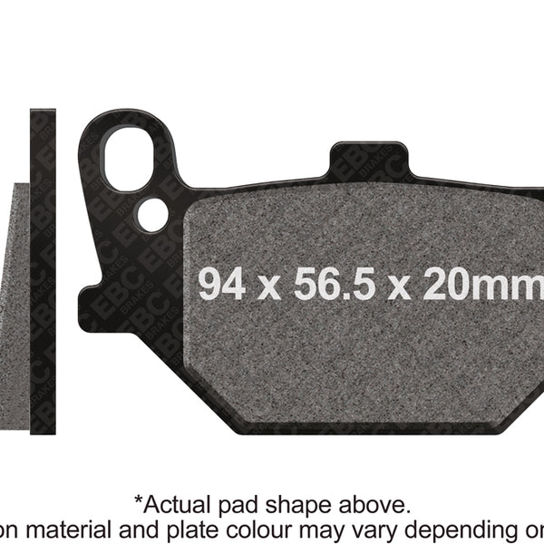 EBC V Semi-Sintered Brake Pads — FA41V