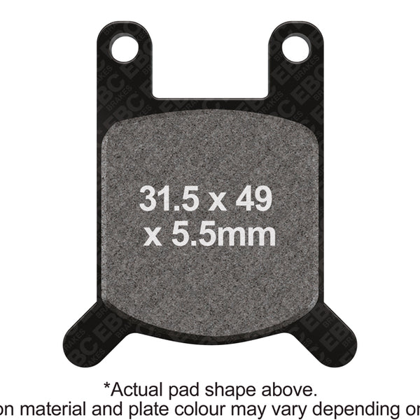 EBC X Carbon Graphite Brake Pads — FA50X
