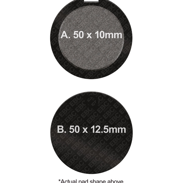 EBC Organic Brake Pads — FA55