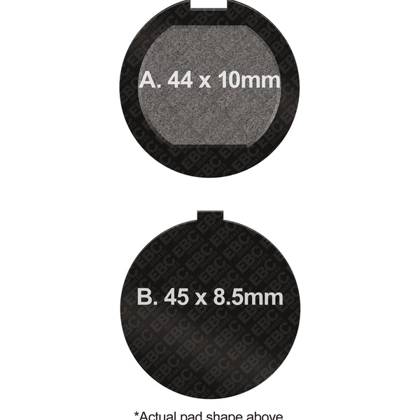 EBC Organic Brake Pads — FA56