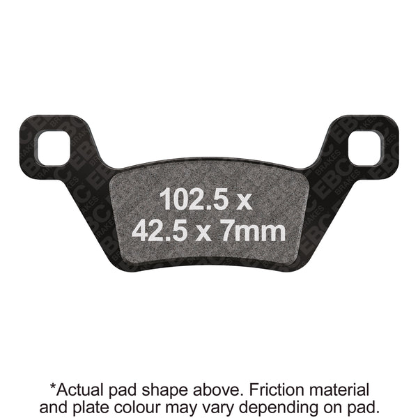 EBC X Carbon Graphite Brake Pads — FA600/2X
