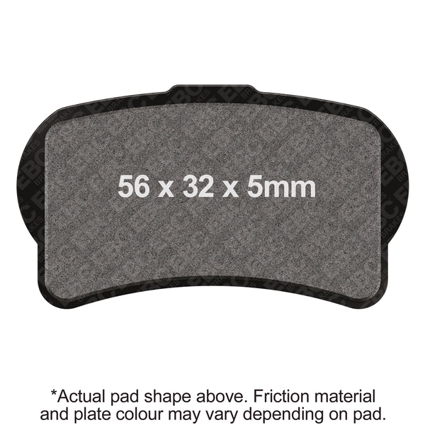 EBC X Carbon Graphite Brake Pads — FA644X