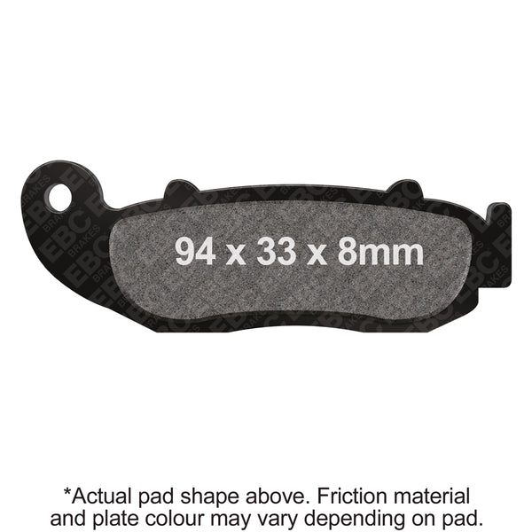 EBC Organic Brake Pads — FA664