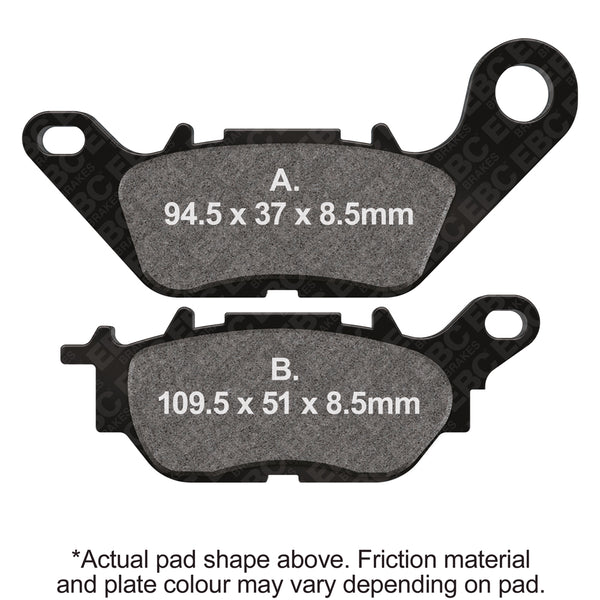 EBC Organic Scooter Brake Pads — SFA464