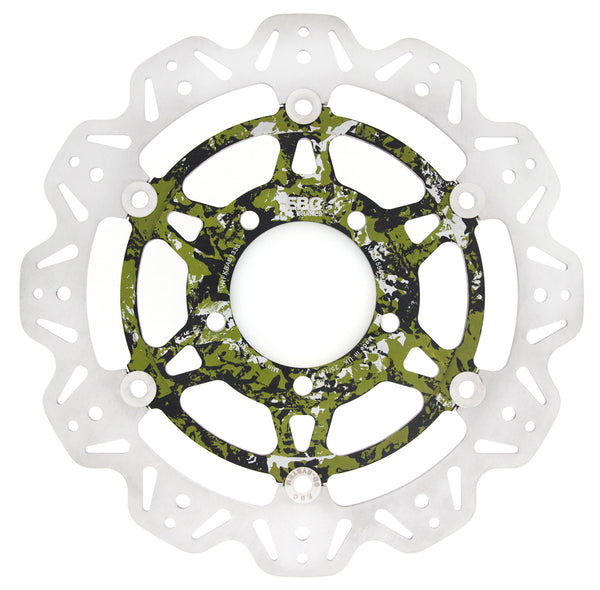EBC Vee-Series Front Brake Rotor 310mm Green Camo Hub - VR4155CHGR