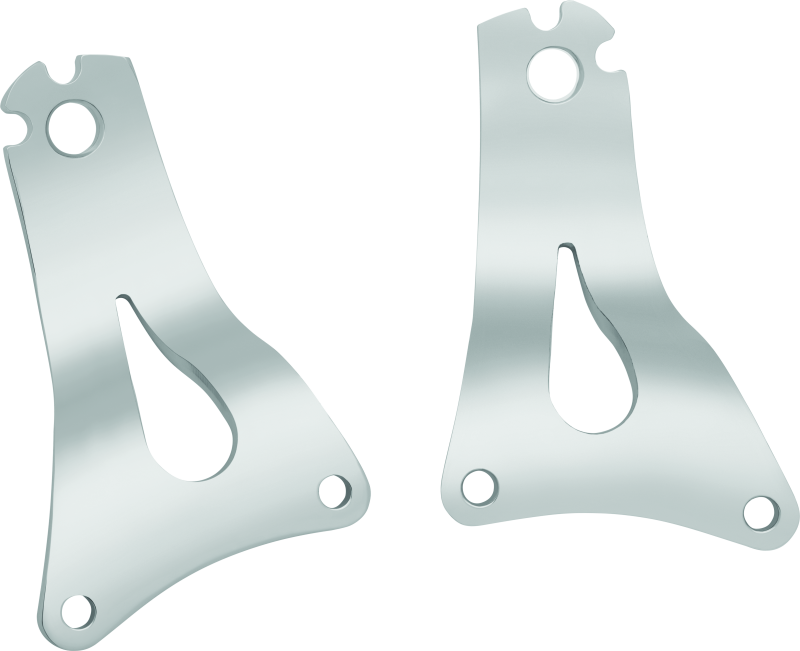 Kuryakyn Fixed Mounts Multi-Purpose Driver &amp; Passenger Backrest 14 and Up Touring Models Chrome