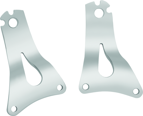 Kuryakyn Fixed Mounts Multi-Purpose Driver & Passenger Backrest 14 and Up Touring Models Chrome