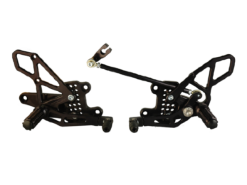 Vortex 08-16 Honda CBR1000 RR Adjustable Rearsets — Black (RS273K)