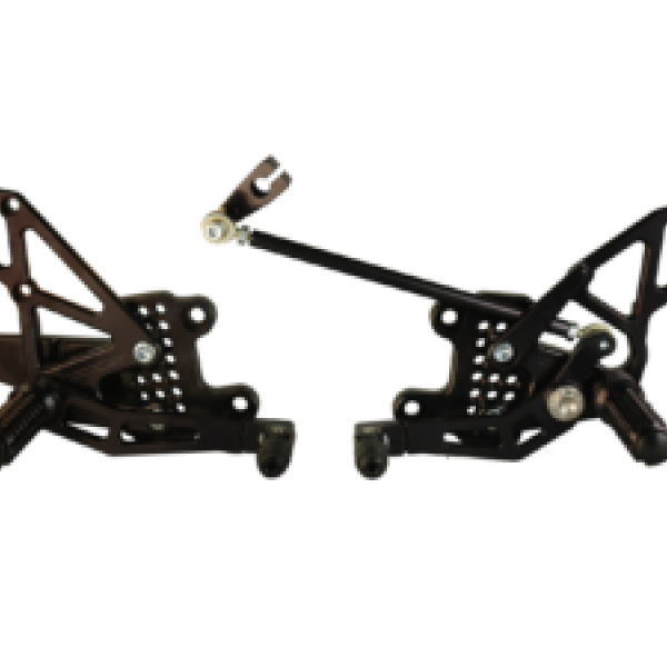 Vortex 08-16 Honda CBR1000 RR Adjustable Rearsets — Black (RS273K)