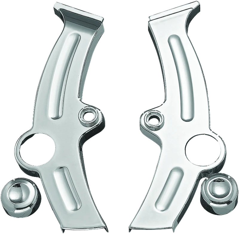 Kuryakyn Boomerang Frame Covers For 00-07 Softail Chrome
