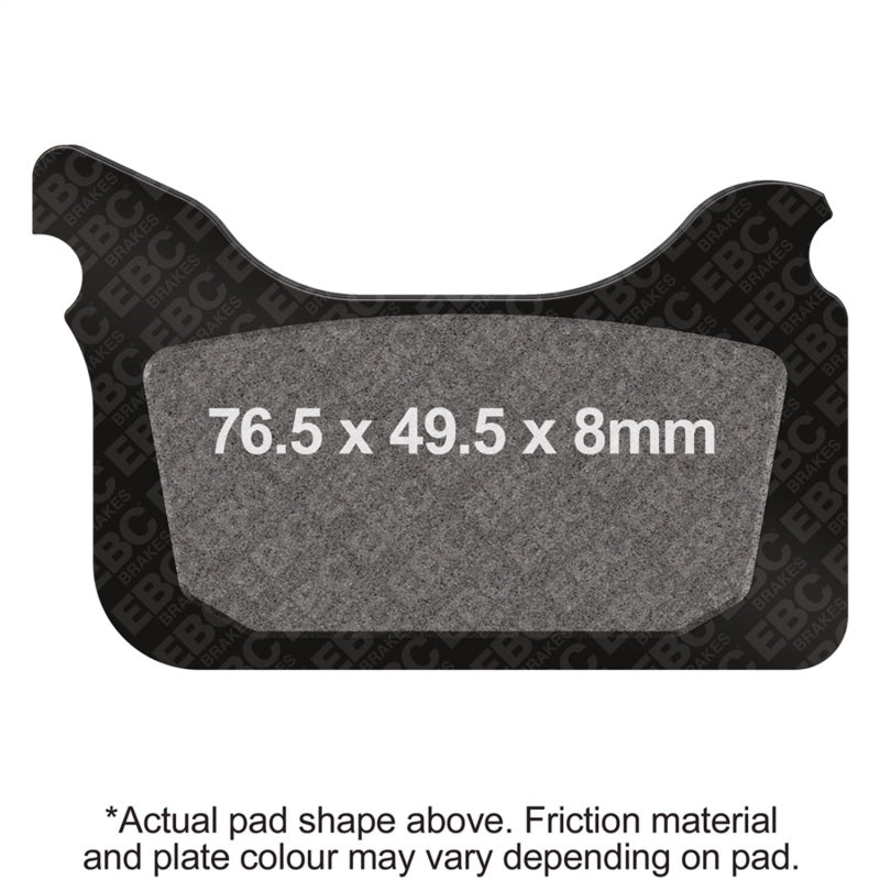 EBC 09-12 Aprilia SXV 4.5/5.5 Front Left MXS Sport Brake Pads — MXS405