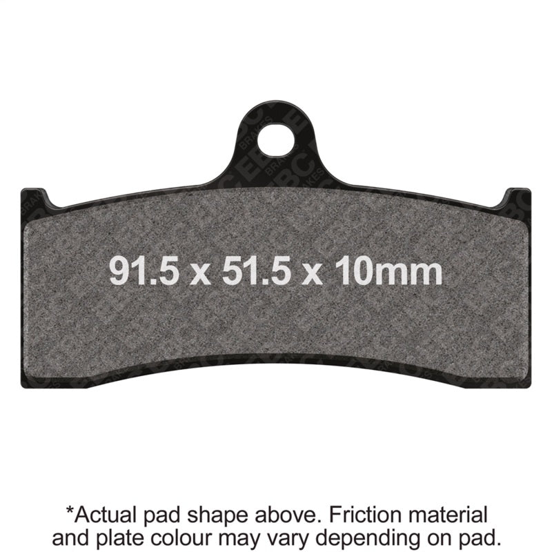 EBC Beringer Calipers 6 Piston (Old Design) Front Organic Brake Pads — FA249