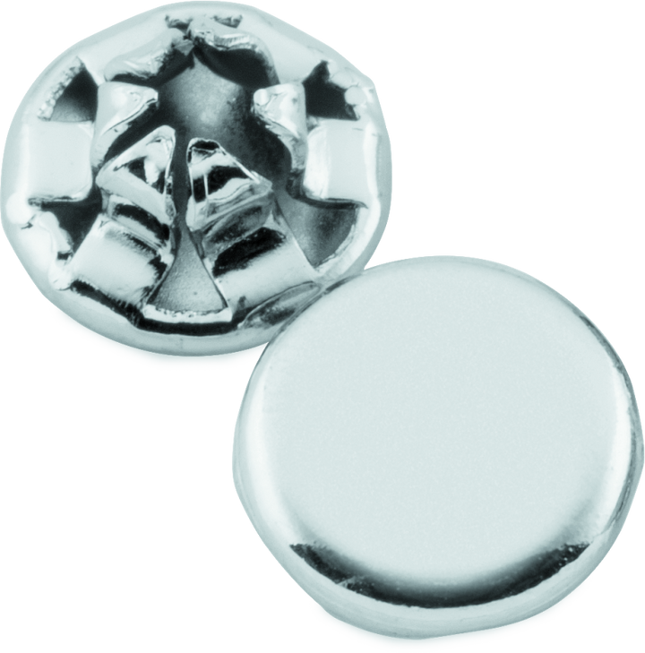 Kuryakyn Custom End Plugs Chrome For 3/8inch Allen Bolts (Set of 6)