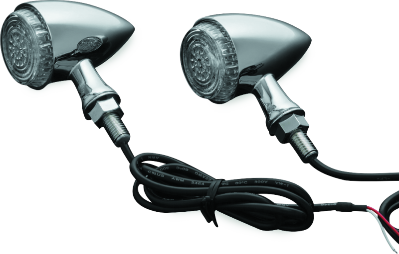 Kuryakyn Torpedo Indicator LED Amber Lights Turn Only