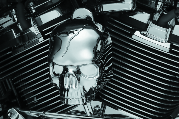 Kuryakyn Skull Horn Cover Chrome